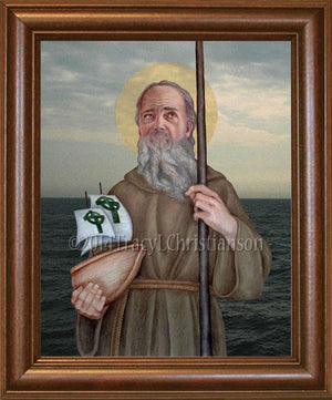 St. Brendan the Navigator Framed