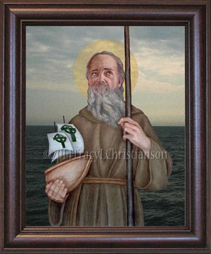 St. Brendan the Navigator Framed