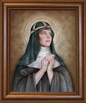 St. Bridget of Sweden Framed