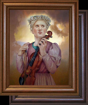 St. Cecilia Framed