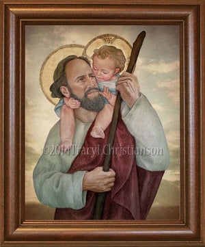 St. Christopher Framed