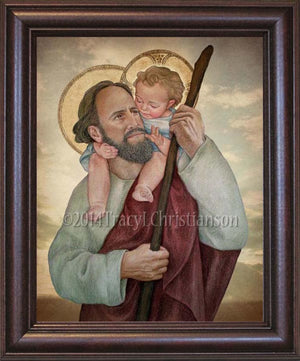 St. Christopher Framed