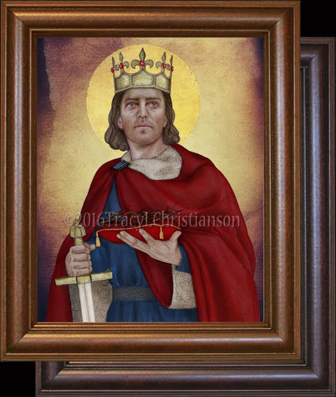 St. Louis IX, King of France Framed - Portraits of Saints