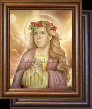 St. Dorothy Framed