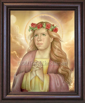 St. Dorothy Framed