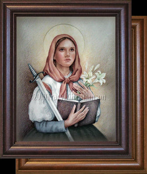 St. Dymphna Framed