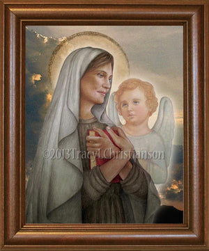 St. Frances of Rome Framed