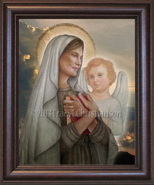 St. Frances of Rome Framed