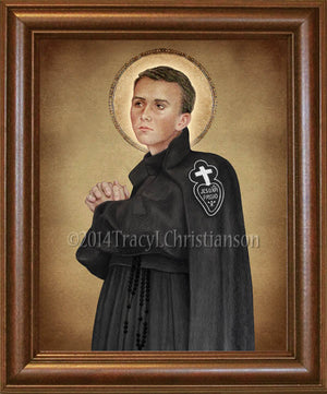 St. Gabriel of Our Lady of Sorrows Framed