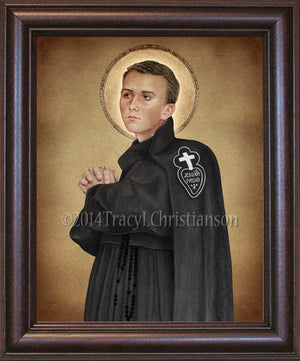 St. Gabriel of Our Lady of Sorrows Framed