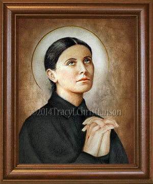 St. Gemma Galgani Framed