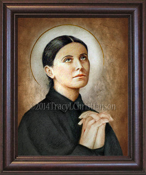 St. Gemma Galgani Framed