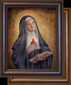 St. Gertrude the Great Framed