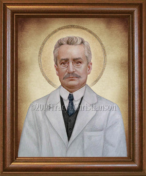 St. Giuseppe (Joseph) Moscati Framed