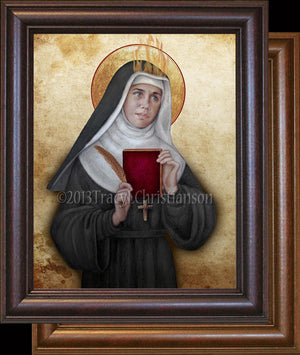 St. Hildegard of Bingen Framed