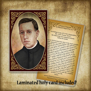 Bl. Miguel Pro Plaque & Holy Card Gift Set