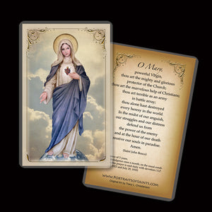 Immaculate Heart (full-length) Holy Card