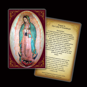 Our Lady of Guadalupe Holy Card