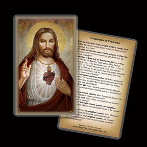 Sacred Heart of Jesus (B) Holy Card