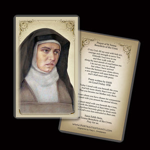 St. Edith Stein (St. Teresa Benedicta of the Cross) Holy Card
