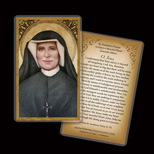 St. Faustina Holy Card