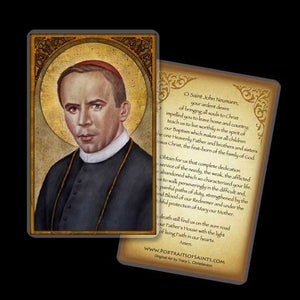 St. John Neumann Holy Card