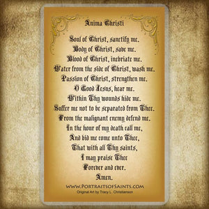 Corpus Christi Anima Christi Holy Card