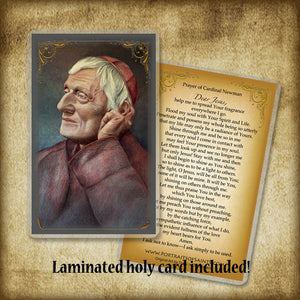 St. John Henry Newman Plaque & Holy Card Gift Set