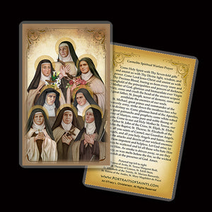 Carmelite Nuns Holy Card