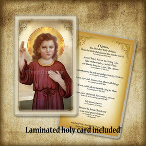 The Christ Child Pendant & Holy Card Gift Set
