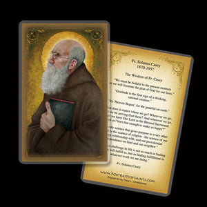 Bl. Fr. Solanus Casey Holy Card