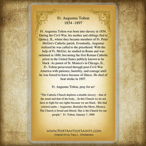 Fr. Augustus Tolton Holy Card