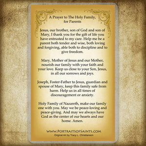 Holy Family (E) Holy Card