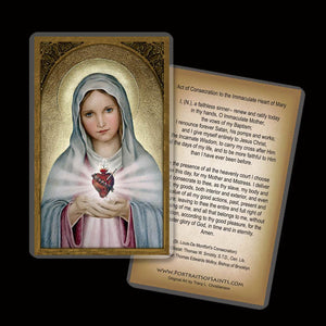 Immaculate Heart Holy Card