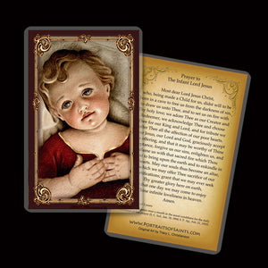 Infant Jesus Holy Card