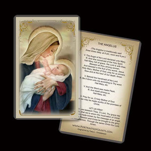 Madonna & Child (F) Holy Card
