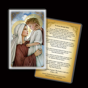 Madonna & Child (N) Holy Card