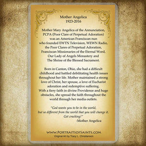 Mother Angelica Holy Card