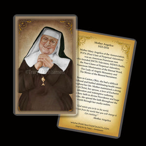 Mother Angelica Holy Card