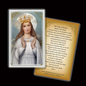 Our Lady of Knock Holy Card