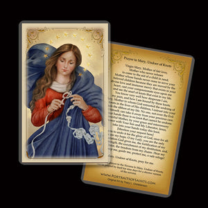 Our Lady Undoer of Knots Holy Card
