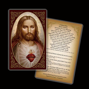 Sacred Heart (C) Holy Card