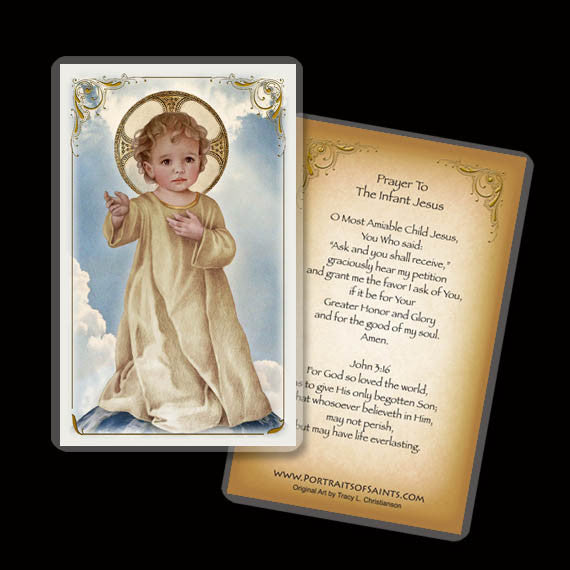 Savior of the World Holy Card - Portraits of Saints