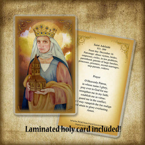 St. Adelaide Plaque & Holy Card Gift Set
