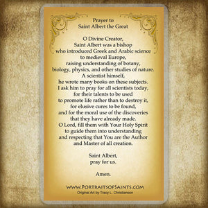 St. Albert the Great Holy Card