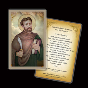 St. Bartholomew Holy Card