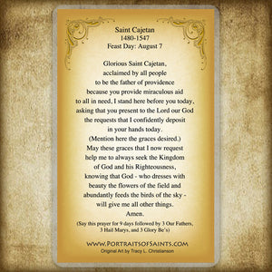 St. Cajetan Holy Card