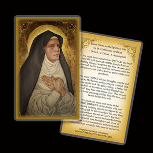 St. Catherine de Ricci Holy Card