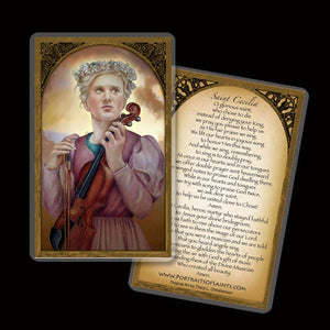 St. Cecilia Holy Card