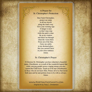St. Christopher Holy Card